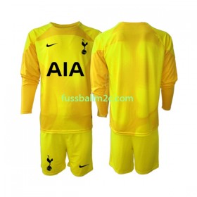Fußballtrikots Tottenham Hotspur Torwart Kinder Heim Trikotsatz 2022-2023 Langarm